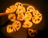 パリパリ蓮根と小松菜のカレー炒め作り方5写真