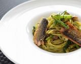 簡単！秋味秋刀魚のジェノベーゼスパゲティ作り方5写真