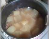 大根と挽肉の煮物作り方3写真