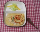 野菜たっぷり☆オムレツあんかけ丼作り方5写真