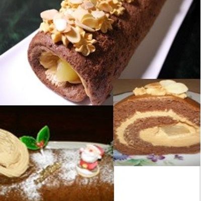 Ⅹ'Masに☆ブッシュドノエル☆を！！ by mielle 【クックパッド】 簡単