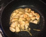 和風☆かぼちゃと鶏肉の塩麹パスタ♡作り方4写真