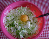 ★ひき肉で＊お好み焼き＊を作りましたよ♪作り方5写真