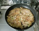★ひき肉で＊お好み焼き＊を作りましたよ♪作り方10写真
