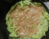 白菜の丸鶏ガラ蒸し鍋作り方4写真