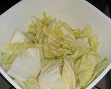 白菜と豚肉の煮付け作り方2写真