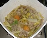 白菜と豚肉の煮付け作り方4写真