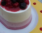 簡単＆時短☆ベリーの3色ババロア風ケーキ作り方10写真