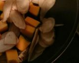 香り良いかぼちゃとごぼうのけんちん作り方2写真
