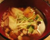 香り良いかぼちゃとごぼうのけんちん作り方8写真