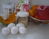 わんこの南瓜のフルーツロールケーキ作り方1写真