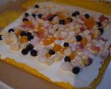 わんこの南瓜のフルーツロールケーキ作り方8写真