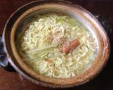初めての一人暮し☆土鍋でラーメン＆雑炊作り方4写真
