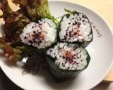酵素たっぷり大根梅海苔巻き(Raw)作り方5写真