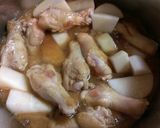 圧力鍋使用＊鶏手羽元と大根のソース煮作り方4写真