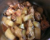 圧力鍋使用＊鶏手羽元と大根のソース煮作り方6写真