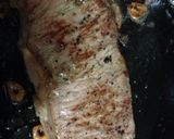 和風ソースのステーキ丼作り方5写真