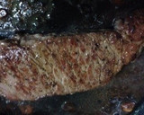 和風ソースのステーキ丼作り方6写真