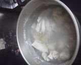 簡単鶏肉サラダ作り方1写真