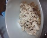 簡単鶏肉サラダ作り方3写真