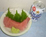 パパのキハダマグロの刺身④作り方3写真