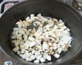 ダッチオーブンで炊き込みチキンライス作り方2写真