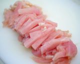 やわらか鶏むね肉のピリ辛春巻き作り方2写真