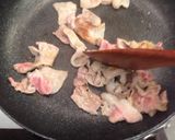 豚肉と野菜のトマトクリーム和え作り方3写真
