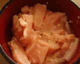 鶏胸肉とレンコン・小松菜のゆず胡椒炒め作り方1写真
