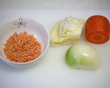 ほっこり☆レンズ豆と野菜のトマトスープ作り方1写真