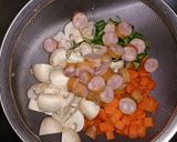 炊飯器で♪コンソメ味♪チキンライス♪作り方5写真