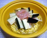 ラクッカーで塩らーめん☆袋麺☆作り方2写真