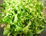 ご飯の友　大根葉の梅ジャコ炒め　どすぇ作り方4写真