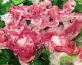 豚しゃぶと小松菜の辛子酢味噌和え作り方4写真
