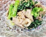豚しゃぶと小松菜の辛子酢味噌和え作り方8写真