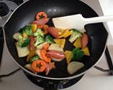 星形にんじんとカラフル野菜のマヨソテー作り方5写真