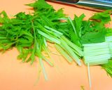 豚肉と水菜の簡単和パスタ作り方2写真