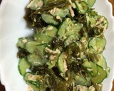 きゅうりとわかめとツナの副菜♪作り方4写真