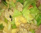 キャベツと油揚げのみそ炒め作り方4写真