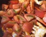 渡り蟹とトマトのホットパスタ作り方6写真
