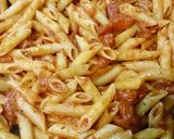 トマトソースのペンネ作り方6写真