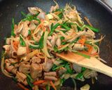 野菜がたっぷり♪ピリ辛モツ炒め♡作り方7写真