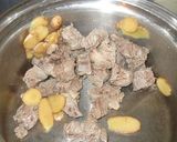 大根とカレー用肉の赤味噌煮作り方4写真