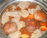 大根とカレー用肉の赤味噌煮作り方5写真