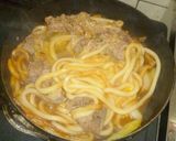 パパのすき焼きうどん②作り方4写真