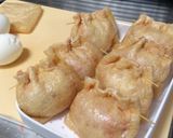ふわじゅわっ☆鶏ひき肉の油揚げ包み煮＊＊作り方6写真