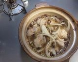 簡単 モツ鍋(醤油味)作り方3写真