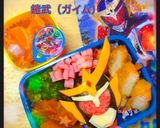 話題入り！仮面ライダー鎧武 簡単キャラ弁作り方7写真