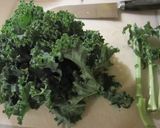 ケ−ルとにんにく、タカのツメのナムル作り方1写真