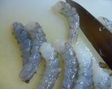 かぶの器で海老すり身の蒸し物作り方1写真
